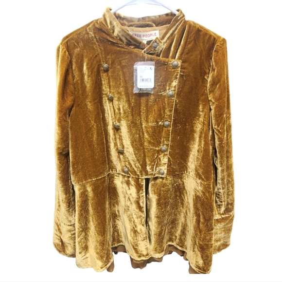 Free People Faye Jacket Warm Tobacco SZ Medium NWT - Picture 3 of 12